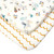 Tutti Bambini Bedside Crib Fitted Sheets 2pk - Our Planet