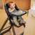 Evolve Infant Seat and Tray - Dark Wood