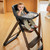 Evolve Infant Seat and Tray - Dark Wood