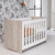 Babystyle Verona Cot Bed - White/Ash
