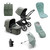 Bugaboo Fox 5 Essential Bundle - Black/Forest Green