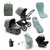 Bugaboo Fox 5 Complete Bundle inc. FREE Turtle Air - Black/Forest Green