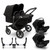 Bugaboo Donkey 5 Twin Complete  + Turtle Air - Black/Midnight Black