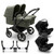 Bugaboo Donkey 5 Twin Complete + Turtle Air - Black/Forest Green