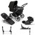 Bugaboo Donkey 5 Mono Stroller on Graphite/Black Chassis + Cloud T& Base - Choose Your Colour