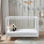 Babymore Kimi Cot Bed - Acrylic