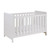 Babymore Caro Cot Bed - White Wash