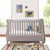 Babymore Stella Sleigh 3 Piece Room Set - Grey
