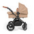 Ickle Bubba Stomp Luxe Galaxy Travel System - Black/Desert/Tan