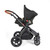 Ickle Bubba Stomp Luxe Galaxy Travel System - Black/Midnight/Tan