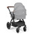 Ickle Bubba Stomp Luxe Galaxy Travel System - Black/Pearl Grey/Tan