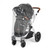 Ickle Bubba Stomp Luxe Galaxy Travel System - Silver/Charcoal Grey/Tan