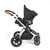 Ickle Bubba Stomp Luxe Galaxy Travel System - Silver/Charcoal Grey/Tan