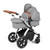 Ickle Bubba Stomp Luxe Galaxy Travel System - Silver/Pearl Grey/Tan