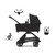 Bugaboo Dragonfly Complete - Black/Midnight Black