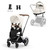 Cybex e-Priam Pram inc Lux Carrycot - Off White