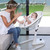 Mima Moon 4G High Chair with Junior Seat & Footrest - White/Crystal