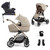 Silver Cross Reef Pram with Travel Pack - Stone