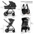 Kinderkraft Moov CT 3-in-1 Travel System - Black