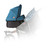 Out n About Single Carrycot V5 - Highland Blue