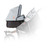 Out n About Double Carrycot V5 - Rocksalt Grey