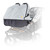 Out n About Double Carrycot V5 - Rocksalt Grey