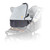 Out n About Double Carrycot V5 - Rocksalt Grey