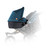 Out n About Double Carrycot V5 - Highland Blue