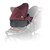 Out n About Double Carrycot V5 - Brambleberry Red
