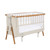 Tutti Bambini Cozee XL Bedside Crib & Cot - Scandinavian Walnut / Ecru