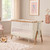Tutti Bambini Cozee XL Bedside Crib & Cot - Scandinavian Walnut / Ecru