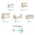 Tutti Bambini Cozee XL Junior Bed & Sofa Expansion Pack - Scandinavian Walnut/Ecru