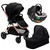 My Babiie MB250i Travel System - Billie Faiers/Black Quilted