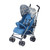 My Babiie MB02 Stroller - Blue & Grey Chevron