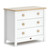 Boori 3 Drawer Chest - White & Almond