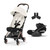 Cybex Coya Cloud T Travel System - Off White/Rose Gold