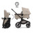 Bugaboo Fox 5 Cloud T Ultimate Bundle - Black/Desert Taupe