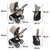 Bugaboo Fox 5 Cloud T Ultimate Bundle - Black/Desert Taupe