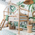 Boori Forest Teepee Loft Bed with Tent Canopy - Cherry & Almond