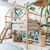 Boori Forest Teepee Loft Bed with Tent Canopy - Blueberry & Almond