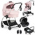 Hauck Colibri Travel System Bundle - Melange Rose