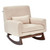 Gaia Serena Rocking/Feeding Chair - Biscuit/Walnut