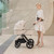 Venicci Tinum Upline Cabriofix i-Size Travel System - Stone Beige