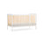 CuddleCo Nola Cot Bed - White & Natural