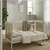 CuddleCo Nola 2 Piece Room Set - White & Natural