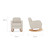 CuddleCo Etta Nursing Chair - Boucle Mushroom