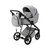 Mee-Go Milano Evo 2-in-1 Pram & Accessories - Stone Grey