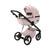 Mee-Go Milano Quantum 3-in-1 Plus Base Travel System - Pretty in Pink