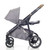 Mee-Go Uno+ 2-in-1 Tandem Pushchair & Accessories - Grey/Chrome