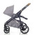 Mee-Go Uno+ 2-in-1 Tandem Pushchair & Accessories - Grey/Chrome